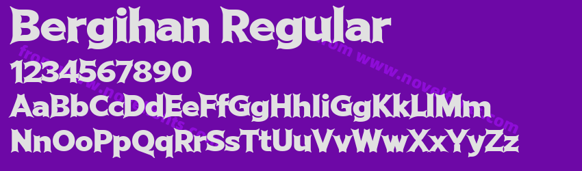 Bergihan RegularPreview Bergihan RegularPreview