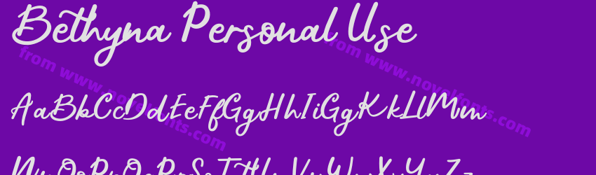Bethyna Personal UsePreview Bethyna Personal UsePreview