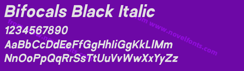 Bifocals Black ItalicPreview Bifocals Black ItalicPreview