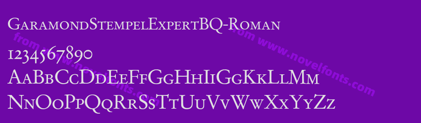 GaramondStempelExpertBQ-RomanPreview