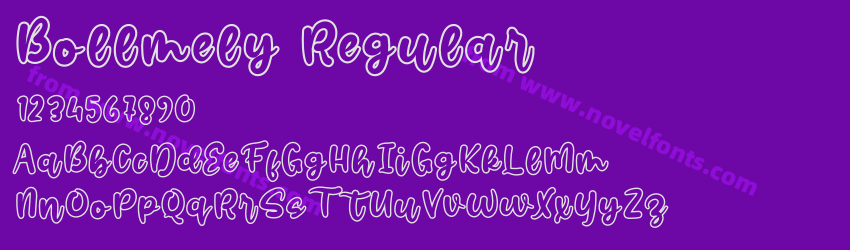 Bollmely RegularPreview Bollmely RegularPreview