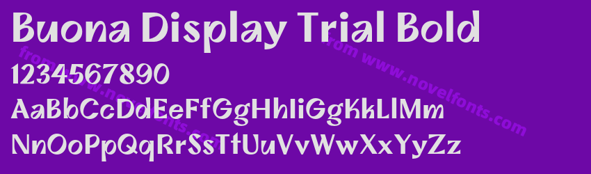 Buona Display Trial BoldPreview Buona Display Trial BoldPreview