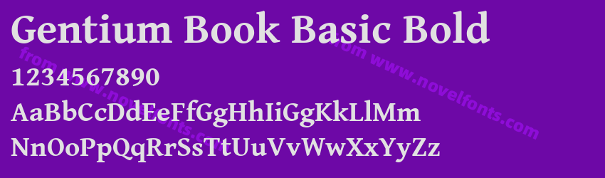 Gentium Book Basic BoldPreview