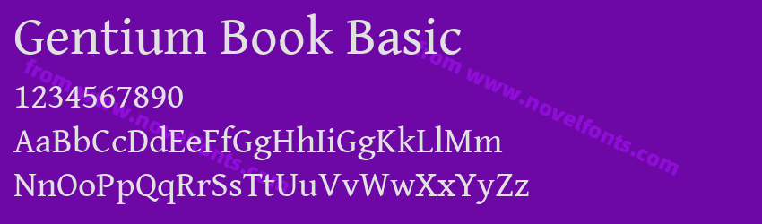 Gentium Book BasicPreview