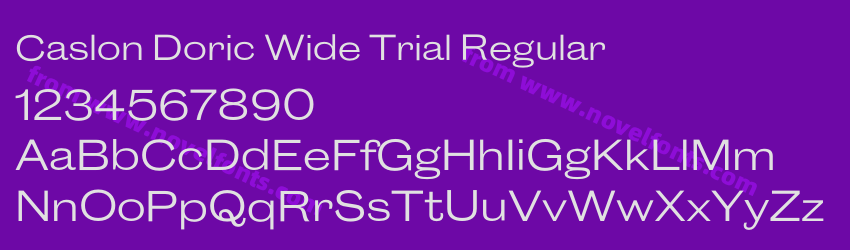 Caslon Doric Wide Trial RegularPreview Caslon Doric Wide Trial RegularPreview