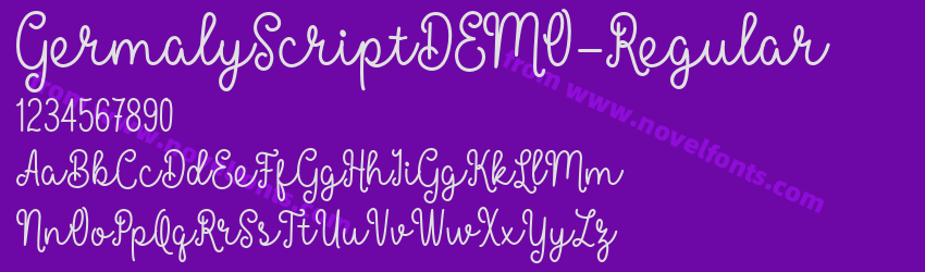 GermalyScriptDEMO-RegularPreview