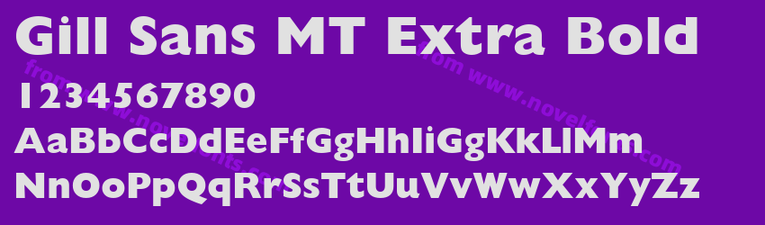 Gill Sans MT Extra BoldPreview