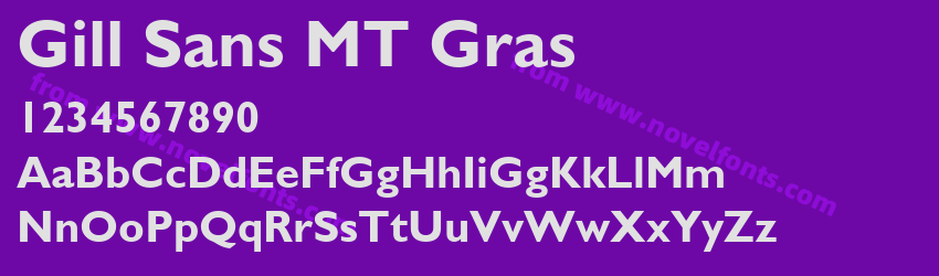 Gill Sans MT GrasPreview