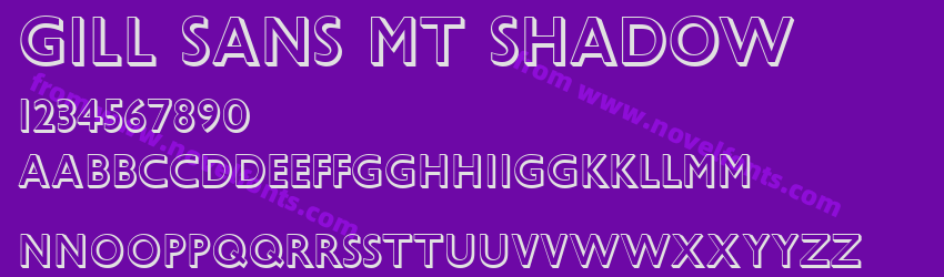 Gill Sans MT ShadowPreview