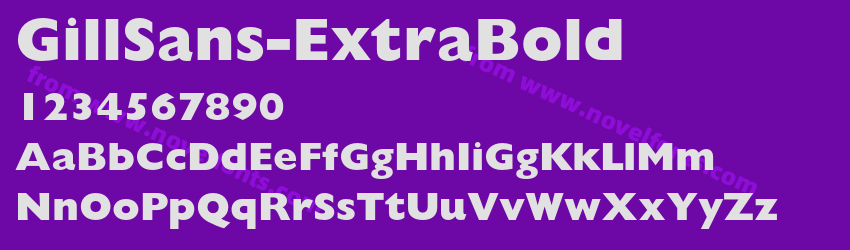 GillSans-ExtraBoldPreview