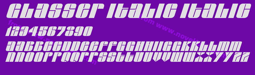 Glasser Italic ItalicPreview