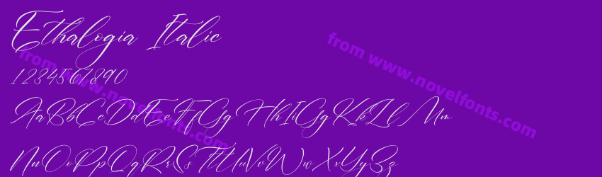 Ethalogia ItalicPreview Ethalogia ItalicPreview