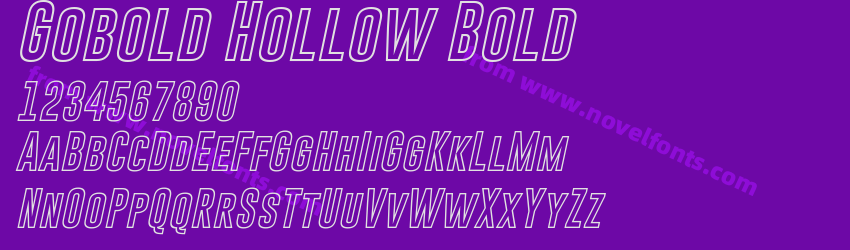 Gobold Hollow BoldPreview