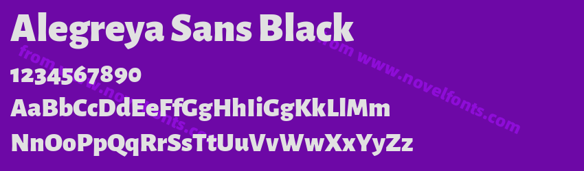 Alegreya Sans BlackPreview