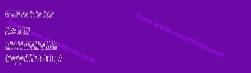 FSP DEMO Fiona Pro Italic RegularPreview FSP DEMO Fiona Pro Italic RegularPreview