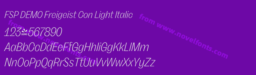 FSP DEMO Freigeist Con Light ItalicPreview FSP DEMO Freigeist Con Light ItalicPreview