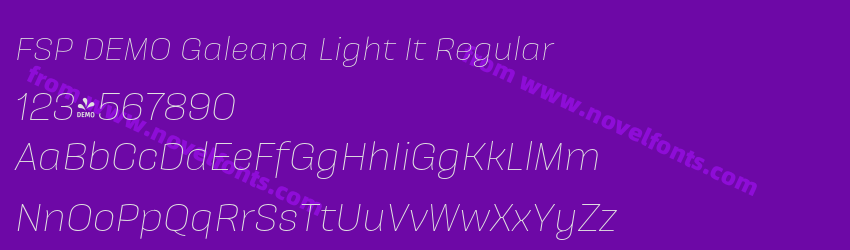 FSP DEMO Galeana Light It RegularPreview FSP DEMO Galeana Light It RegularPreview