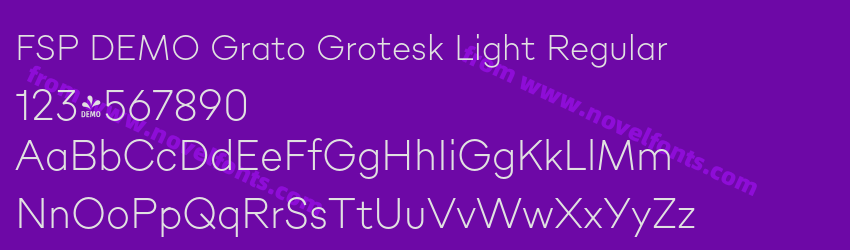 FSP DEMO Grato Grotesk Light RegularPreview FSP DEMO Grato Grotesk Light RegularPreview