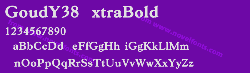 GoudY38ExtraBoldPreview