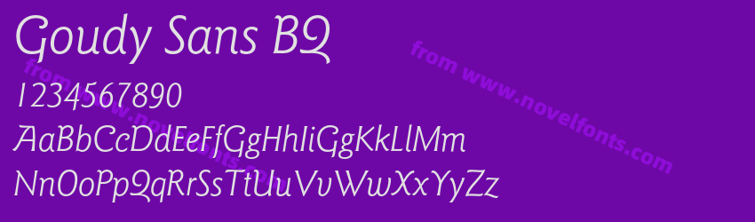 Goudy Sans BQPreview