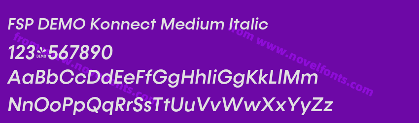 FSP DEMO Konnect Medium ItalicPreview FSP DEMO Konnect Medium ItalicPreview