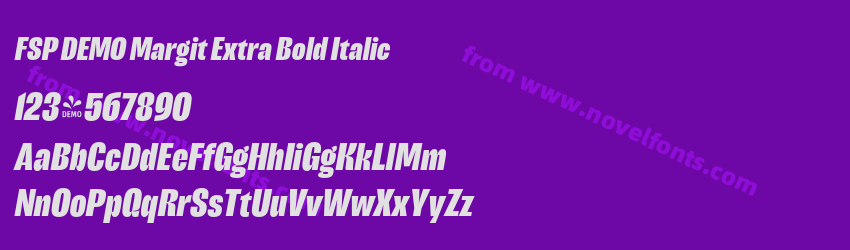 FSP DEMO Margit Extra Bold ItalicPreview FSP DEMO Margit Extra Bold ItalicPreview