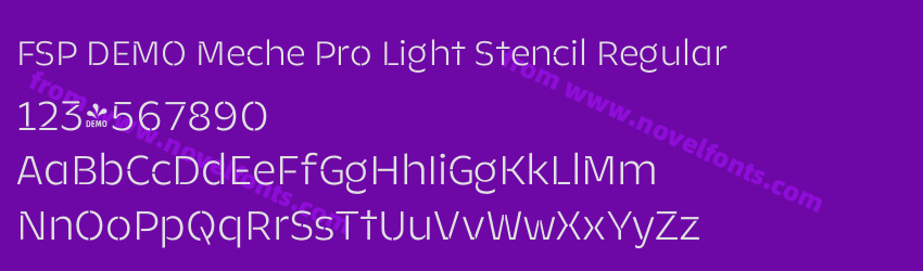 FSP DEMO Meche Pro Light Stencil RegularPreview FSP DEMO Meche Pro Light Stencil RegularPreview
