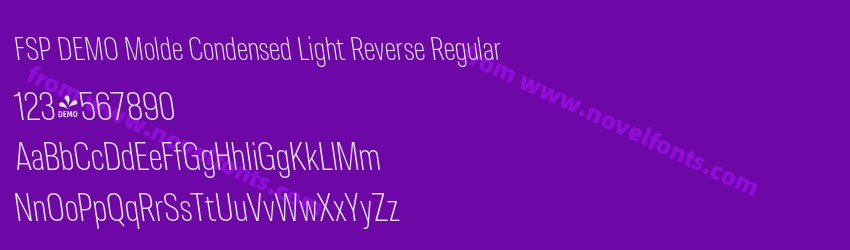 FSP DEMO Molde Condensed Light Reverse RegularPreview FSP DEMO Molde Condensed Light Reverse RegularPreview