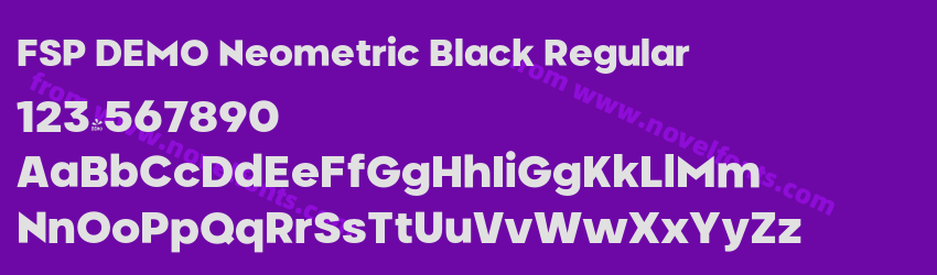 FSP DEMO Neometric Black RegularPreview FSP DEMO Neometric Black RegularPreview