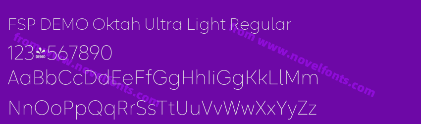 FSP DEMO Oktah Ultra Light RegularPreview FSP DEMO Oktah Ultra Light RegularPreview