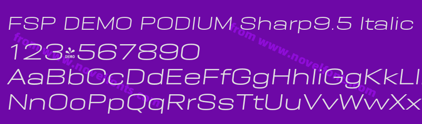 FSP DEMO PODIUM Sharp9.5 ItalicPreview FSP DEMO PODIUM Sharp9.5 ItalicPreview