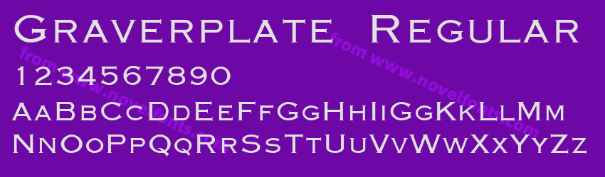 Graverplate RegularPreview