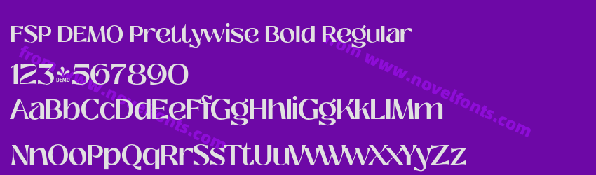 FSP DEMO Prettywise Bold RegularPreview FSP DEMO Prettywise Bold RegularPreview