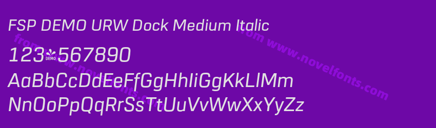 FSP DEMO URW Dock Medium ItalicPreview FSP DEMO URW Dock Medium ItalicPreview