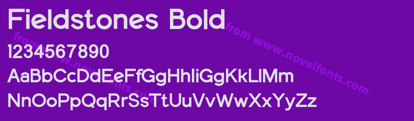 Fieldstones BoldPreview Fieldstones BoldPreview