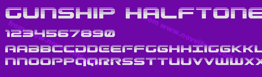 Gunship HalftonePreview