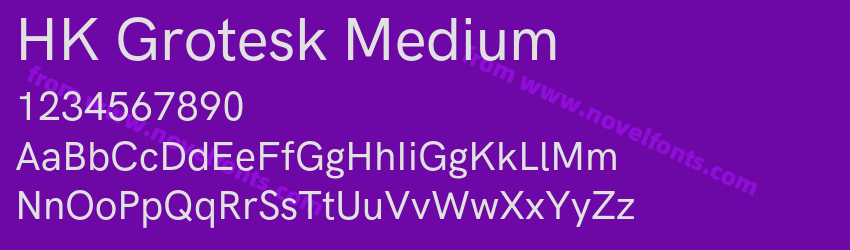 HK Grotesk MediumPreview