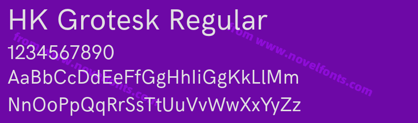 HK Grotesk RegularPreview