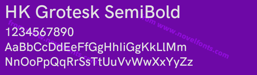 HK Grotesk SemiBoldPreview