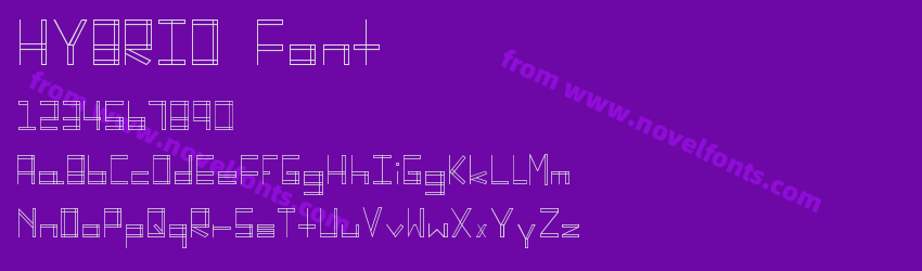 HYBRID  FontPreview