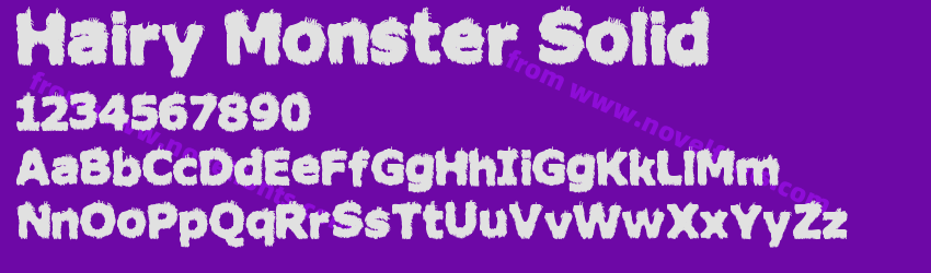 Hairy Monster SolidPreview