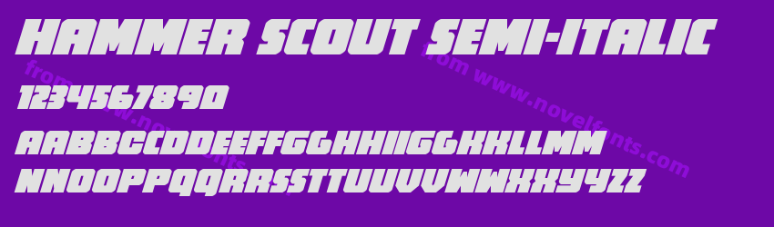 Hammer Scout Semi-ItalicPreview