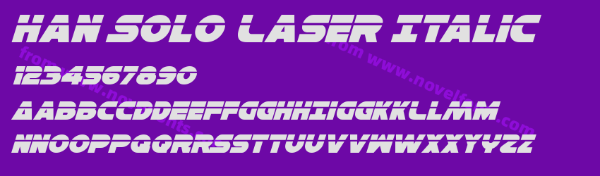 Han Solo Laser ItalicPreview