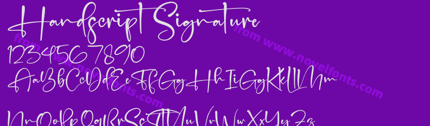 Handscript SignaturePreview