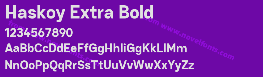 Haskoy Extra BoldPreview Haskoy Extra BoldPreview