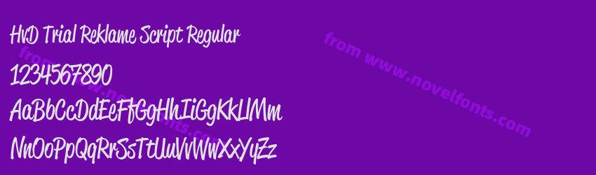 HvD Trial Reklame Script RegularPreview HvD Trial Reklame Script RegularPreview