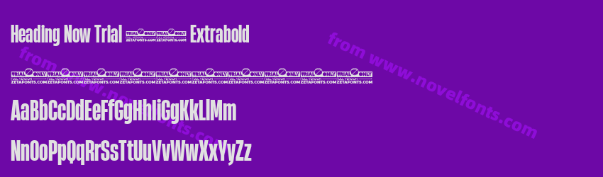Heading Now Trial 37 ExtraboldPreview