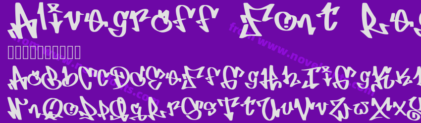 Alivegraff Font RegularPreview