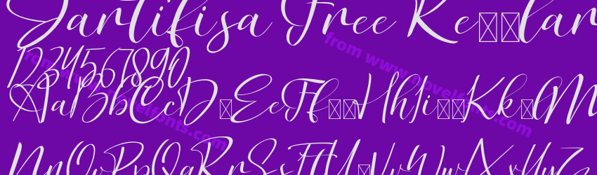 Jartifisa Free RegularPreview Jartifisa Free RegularPreview