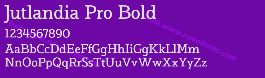 Jutlandia Pro BoldPreview Jutlandia Pro BoldPreview